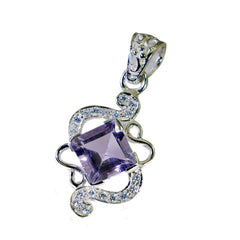 Alina Purple Sophisticated Tiny Pendant
