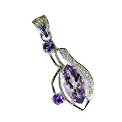 Amelia Purple Armor Tiny Pendant