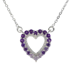 Violet Purple Sophisticated Featherlight Pendant Amethyst Purple Purple