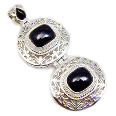 Skylar Black Victorian Statement Pendant