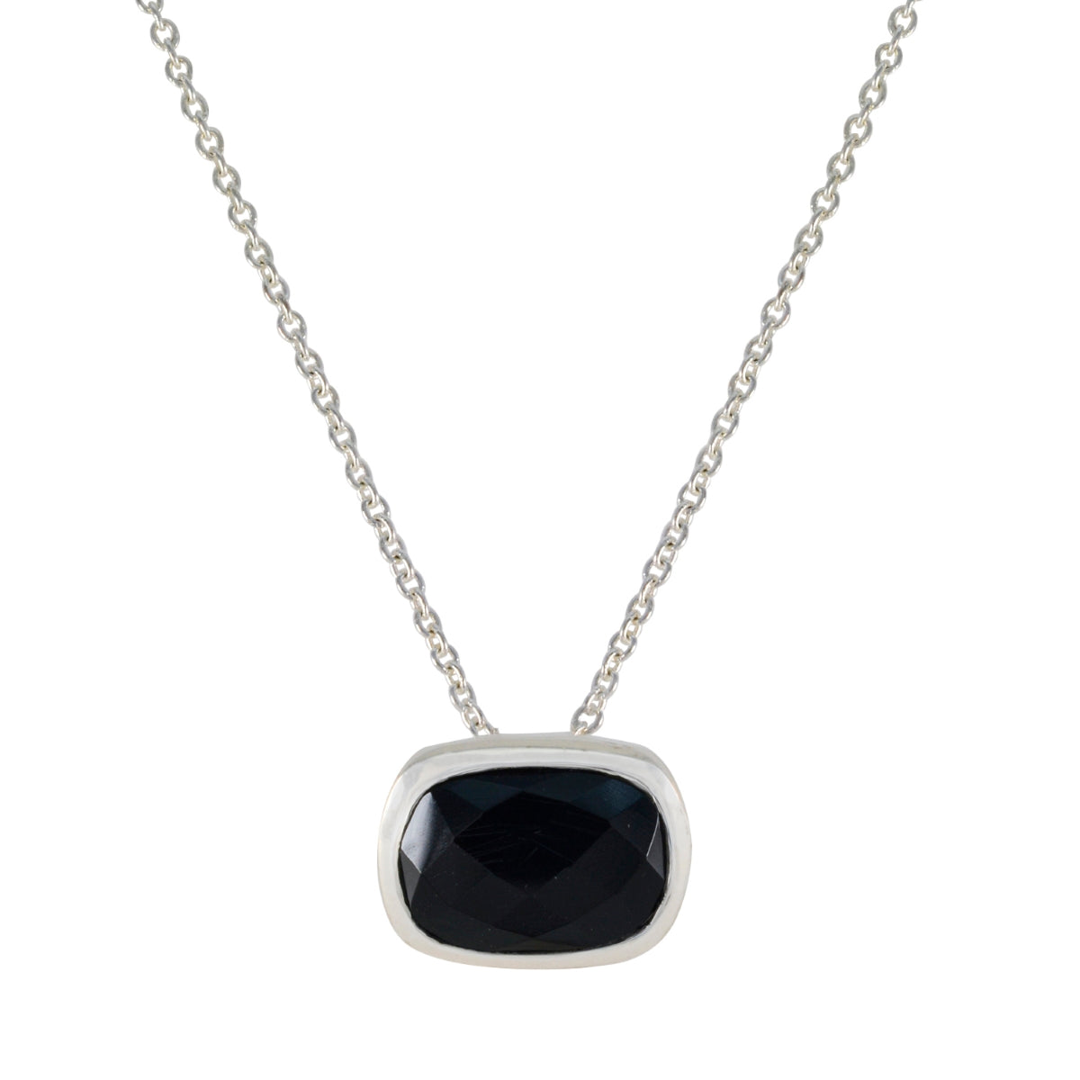 Aaliyah Black Graceful Classic Pendant Black Onyx Black Black
