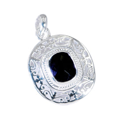 Hazel Black Retro Eye-catching Pendant
