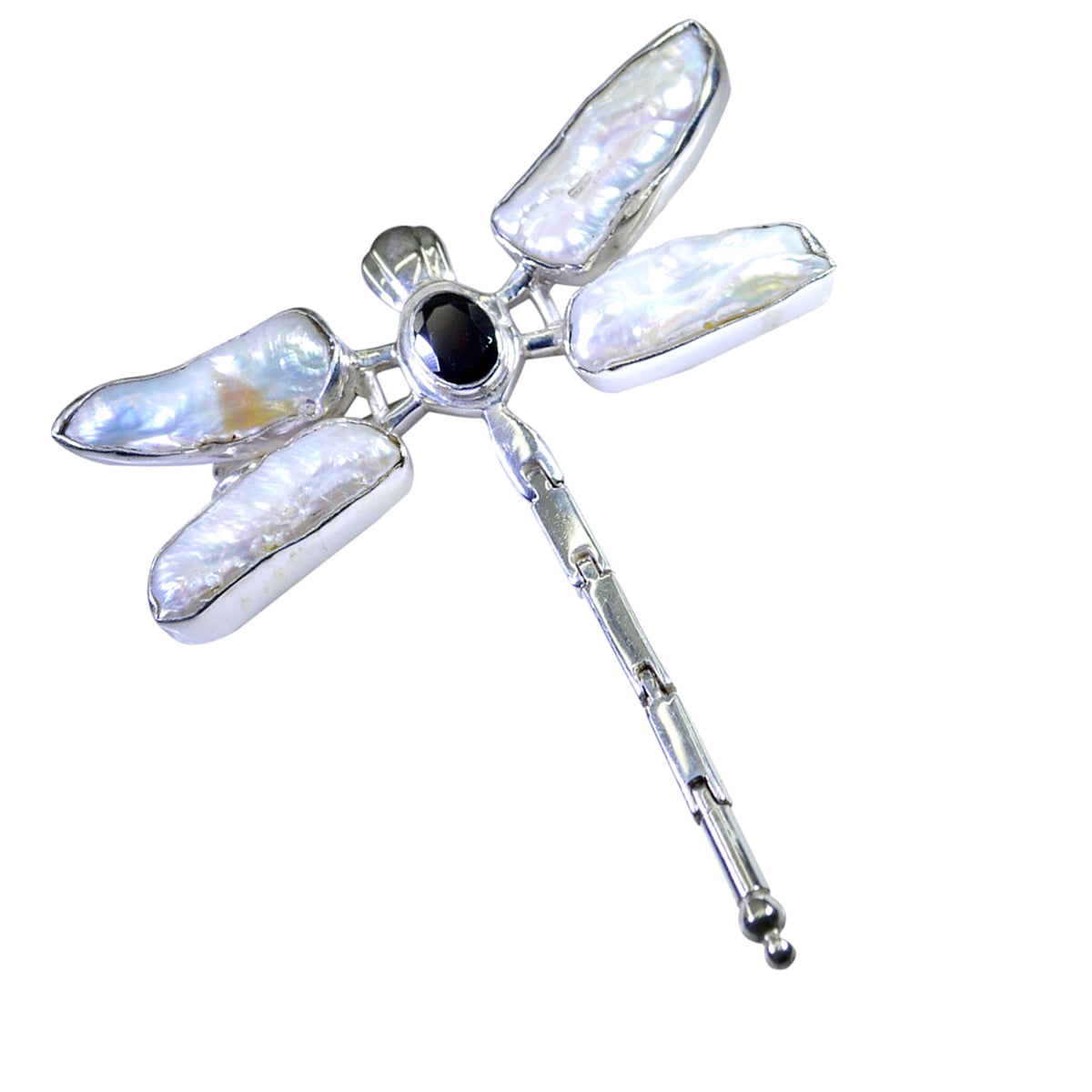 Isabelle Black Armor Statement Pendant