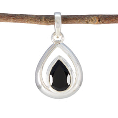 Mariana Black Romantic Delicate Pendant Black Onyx Black Black