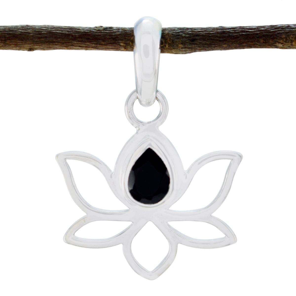 Hana Black Rope-Wire Elegant Pendant