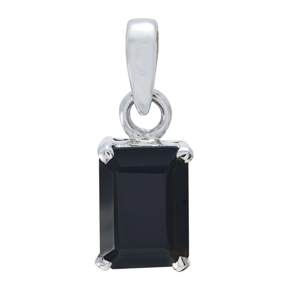 Mathilde Black Luxurious Delicate Pendant Black Onyx Black Black