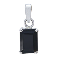 Mathilde Black Luxurious Delicate Pendant Black Onyx Black Black