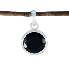 Lourdes Black Abstract Featherlight Pendant Black Onyx Black Black