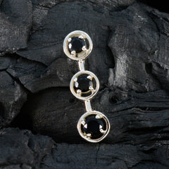 Leah Black Contemporary Dainty Pendant