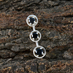 Leah Black Contemporary Dainty Pendant
