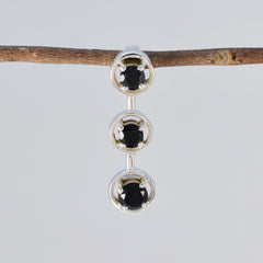 Leah Black Contemporary Dainty Pendant