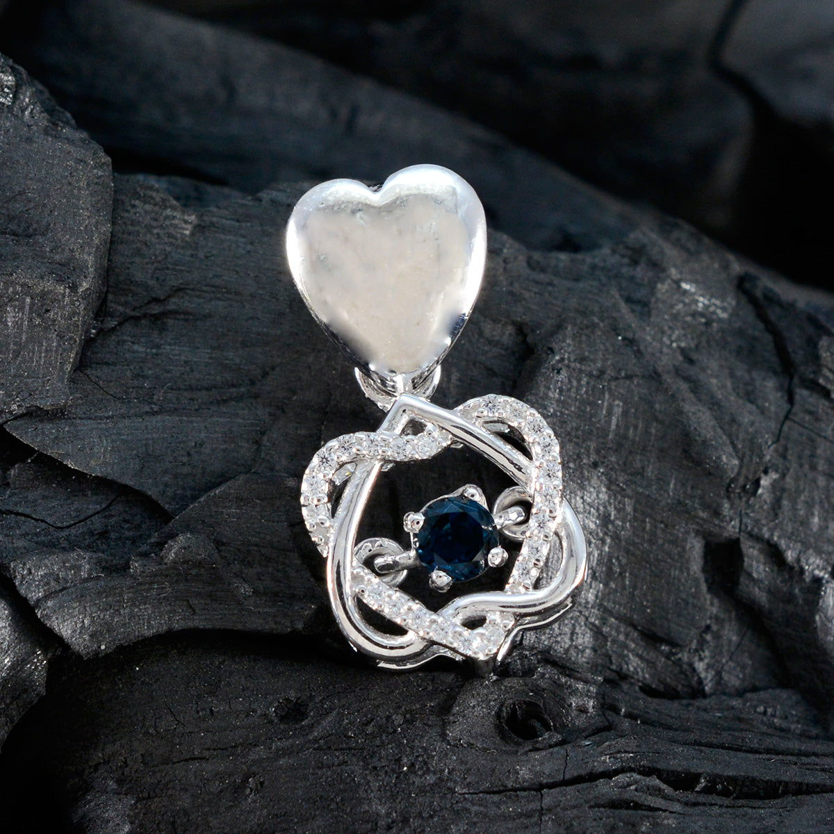 Zoe Blue wedding Delicate Pendant