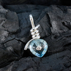 Yasmine Blue Luxurious Dainty Pendant