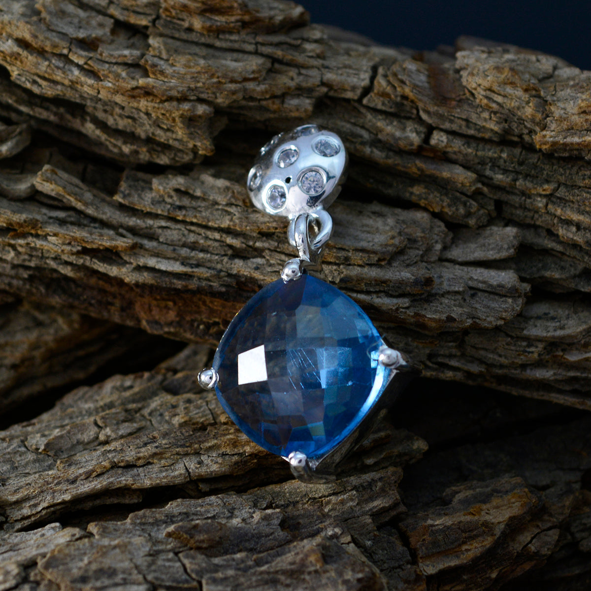 Araya Blue Bubble Slim Pendant