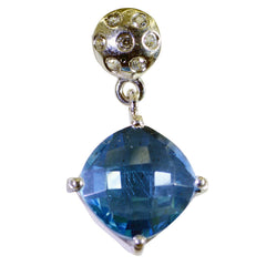 Araya Blue Bubble Slim Pendant Blue Topaz Blue Blue