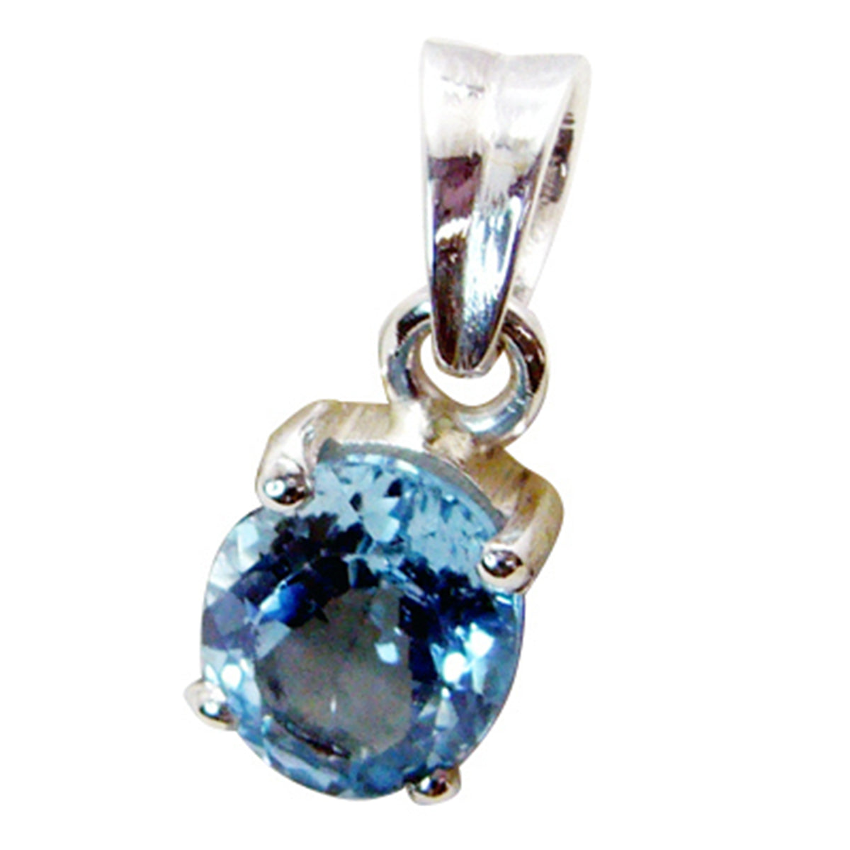 Chen Blue Abstract Minimalist Pendant