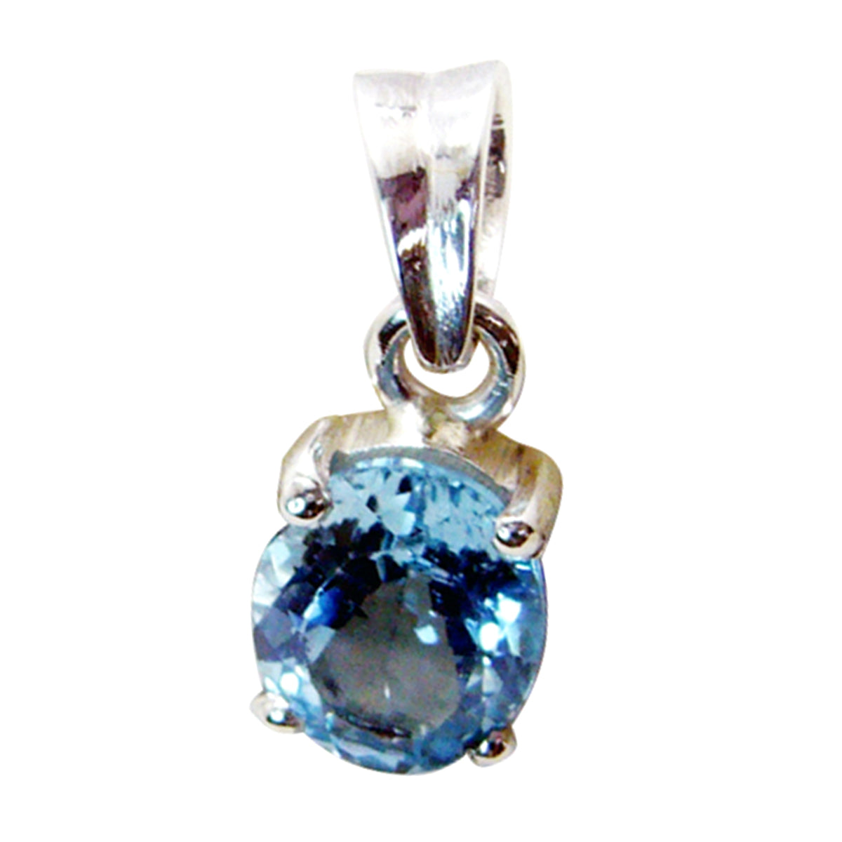 Chen Blue Abstract Minimalist Pendant