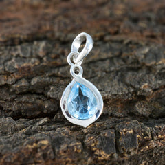 Ji-eun Blue Signet Elegant Pendant