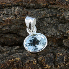 Soo-jin Blue Contemporary Minimalist Pendant