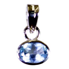 Soo-jin Blue Contemporary Minimalist Pendant