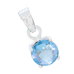 Valentina Blue Modern Whisper-thin Pendant