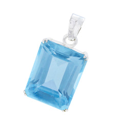 Freya Blue Heart Statement Pendant