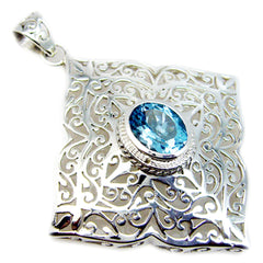 Ana Blue antique Chunky Pendant