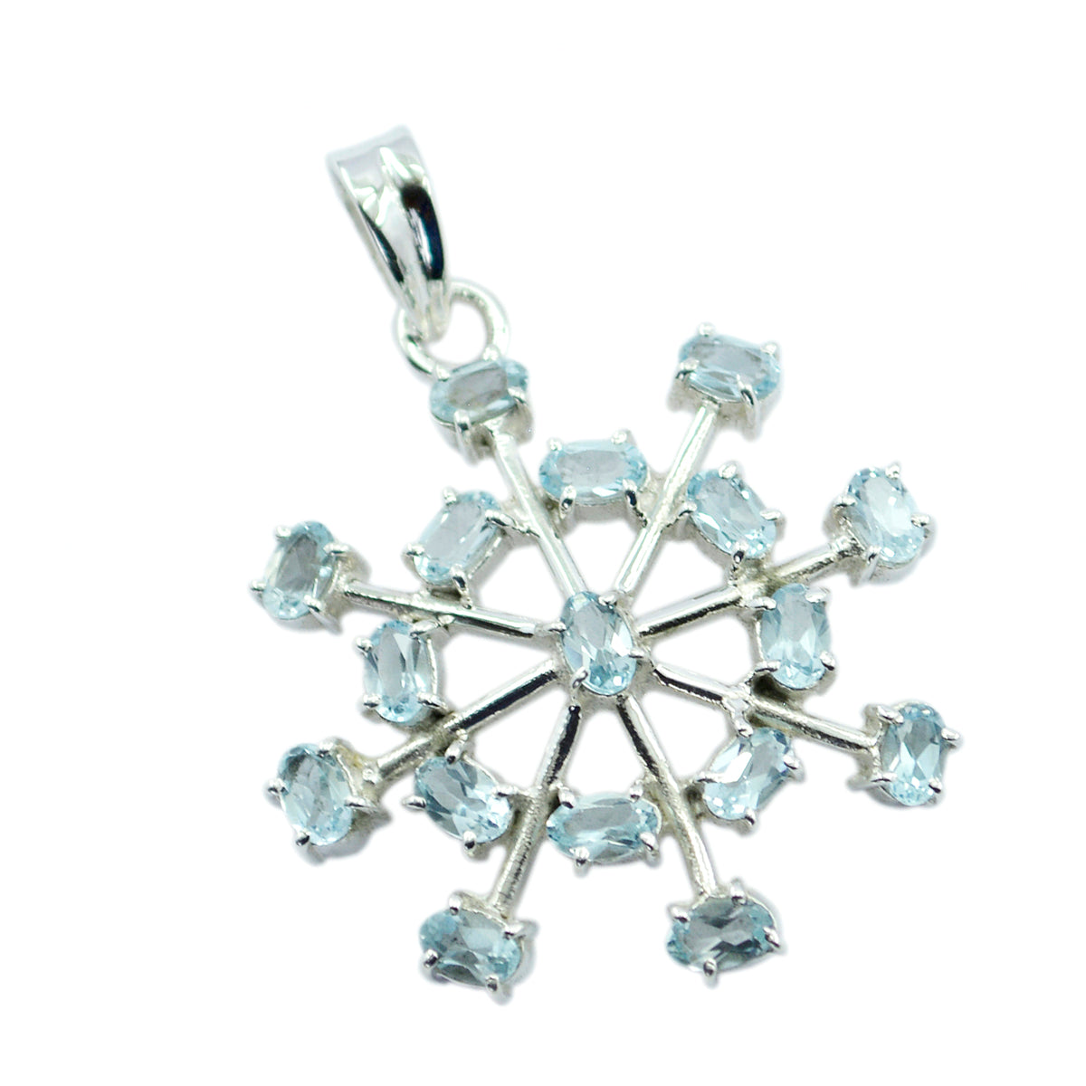 Cecilia Blue Bubble Eye-catching Pendant