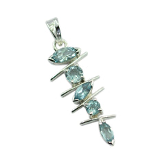 Antonia Blue Sophisticated Tiny Pendant