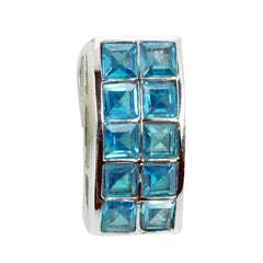Milagros Blue Eternity Tiny Pendant Blue Topaz Blue Blue