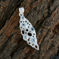 Emilia Blue Geometric Eye-catching Pendant