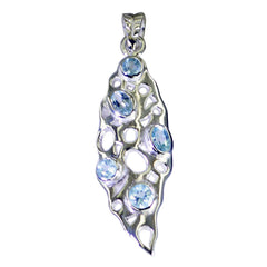 Emilia Blue Geometric Eye-catching Pendant