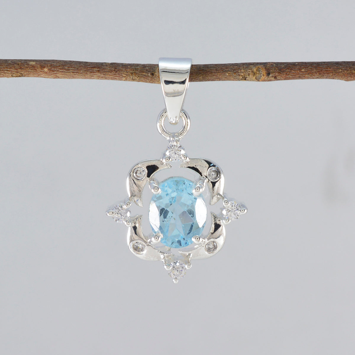 Zoey Blue valentine Featherlight Pendant