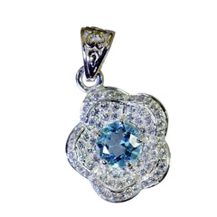 Lakshmi Blue Feminine Eye-catching Pendant