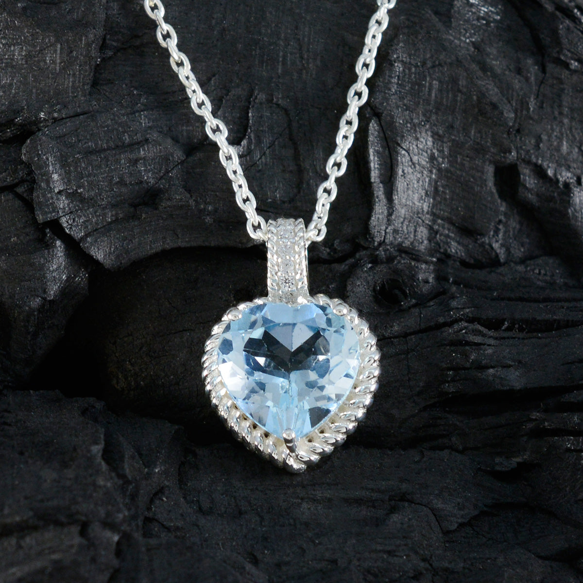 Amanda Blue valentine Featherlight Pendant