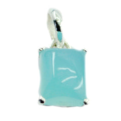 Mia Blue Sophisticated Delicate Pendant Blue Chalcedony Blue Blue