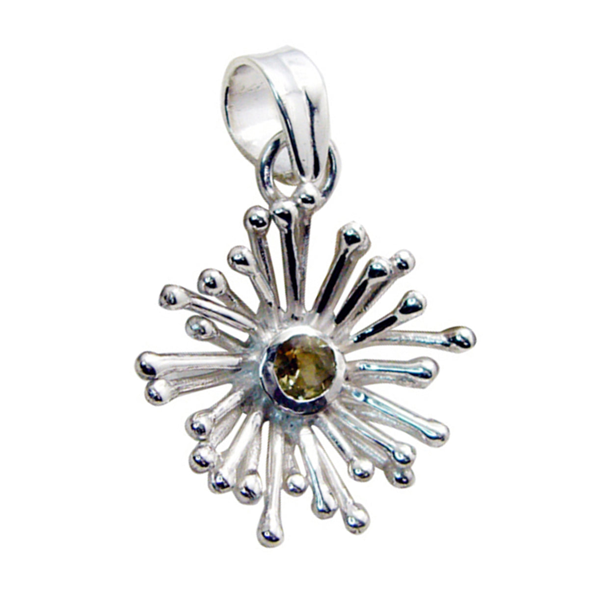 Agustina Yellow Armor Classic Pendant Citrine Yellow Yellow