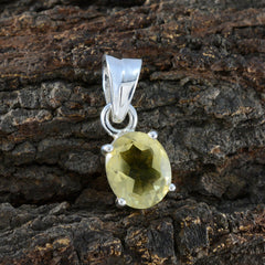 Aaliyah Yellow Graceful Dainty Pendant
