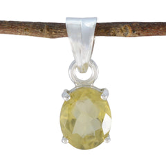 Aaliyah Yellow Graceful Dainty Pendant Citrine Yellow Yellow