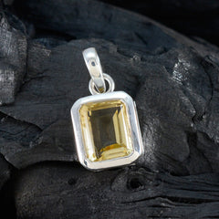 Julieta Yellow Abstract Dainty Pendant