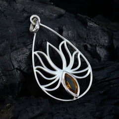Ellie Yellow Rope-Wire Dainty Pendant