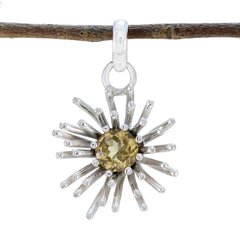 Paula Yellow Sophisticated Eye-catching Pendant Citrine Yellow Yellow
