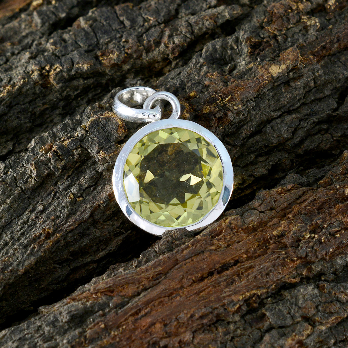 Lucia Yellow Trendy Featherlight Pendant