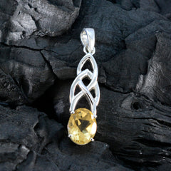 Renata Yellow Claddagh Delicate Pendant