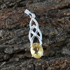 Renata Yellow Claddagh Delicate Pendant