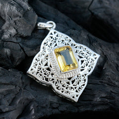 Violet Yellow Victorian Statement Pendant
