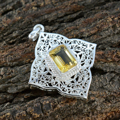 Violet Yellow Victorian Statement Pendant