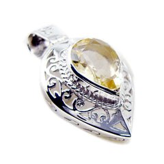 Carla Yellow antique Statement Pendant
