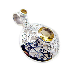Bianca Yellow Victorian Statement Pendant