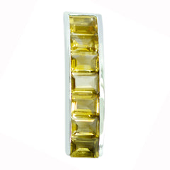Alejandra Yellow valentine Minimal Pendant Citrine Yellow Yellow